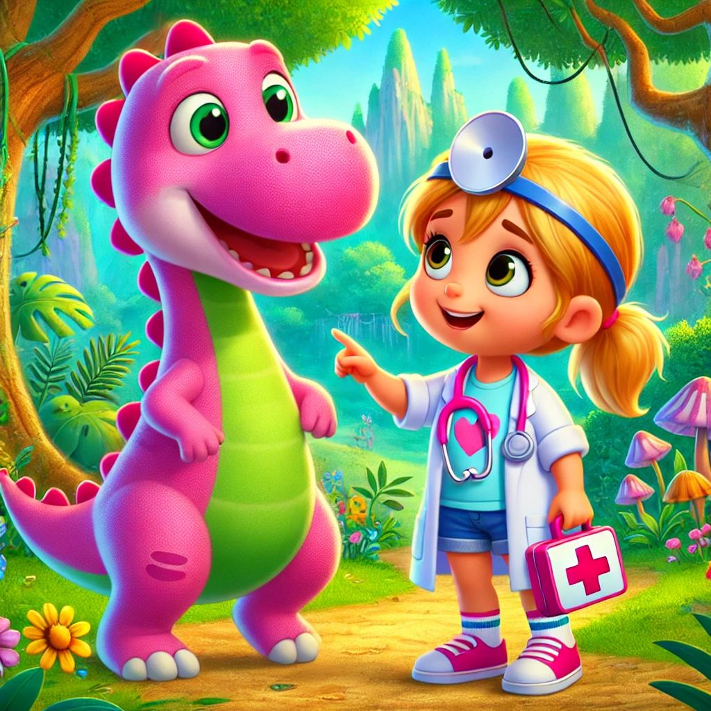 Zeynep Ela ve Pembe Dinozorun Sürprizi masal oku